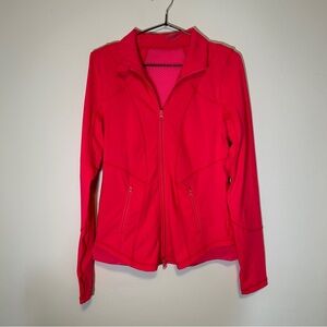 Acx Hot Pink Women's Zip-Up Sweater Activewear